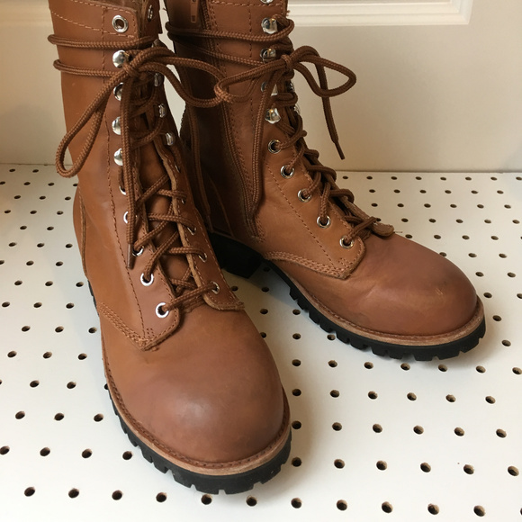 Free People Shoes - Free People / Jeffrey Campbell Brown Combat Boots